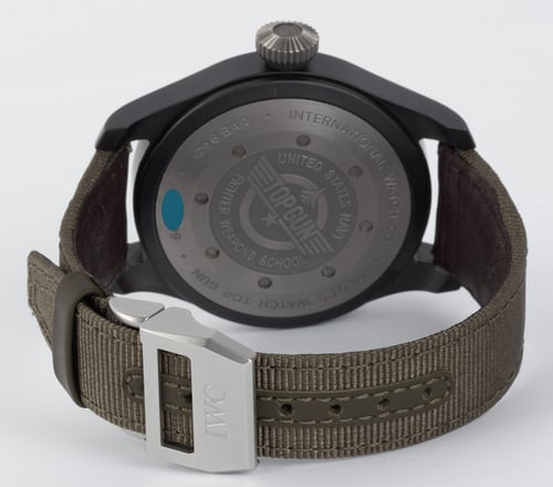 Rear / Band View of Big Pilot Top Gun 46mm