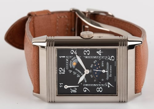 Front View of Reverso Sun Moon