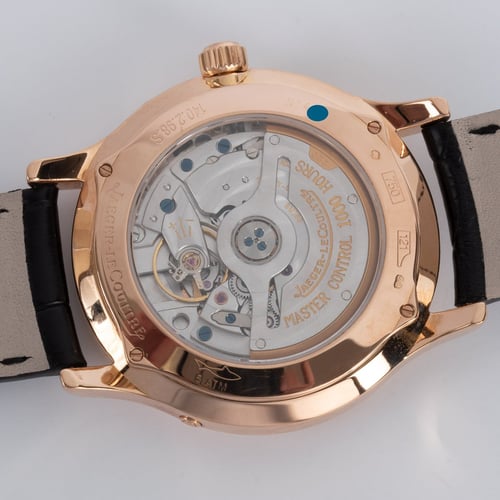 Caseback of Master Moon Calendar Moonphase