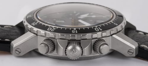 Crown Side Shot of Comanche Chronograph