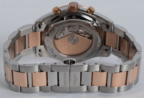Rear / Band View of Conquest Classic Chronograph Moonphase 42mm