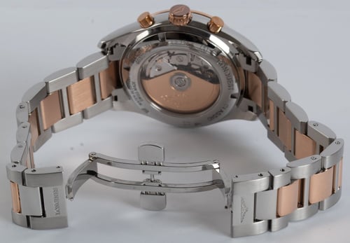 Open Clasp Shot of Conquest Classic Chronograph Moonphase 42mm