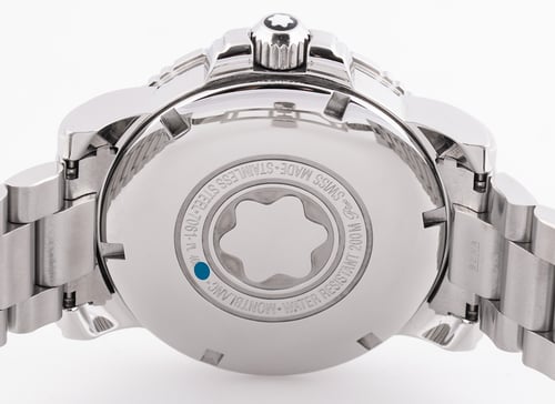 Caseback of Sport Steel XL GMT