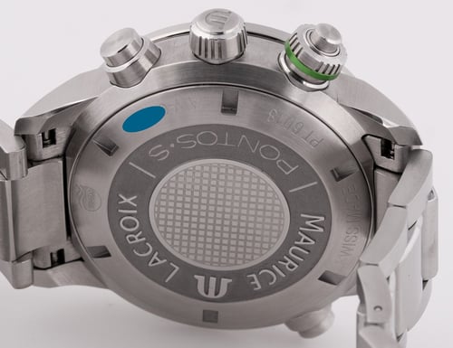Caseback of Pontos S Chronograph