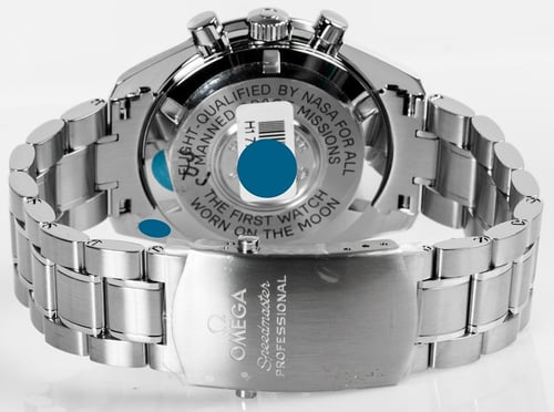 Rear / Band View of Speedmaster Legendary Moonwatch