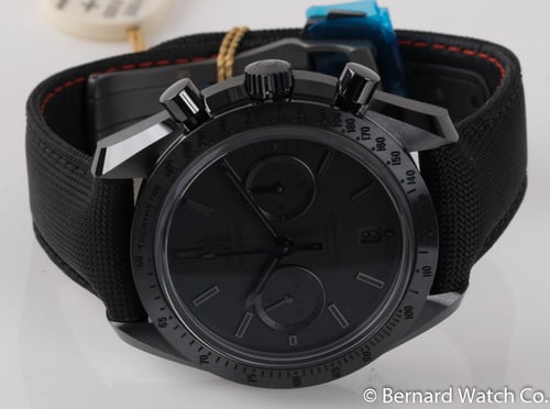 Front View of Speedmaster Dark Side of the Moon 'Black Black'