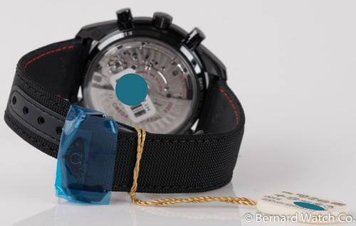 Rear / Band View of Speedmaster Dark Side of the Moon 'Black Black'
