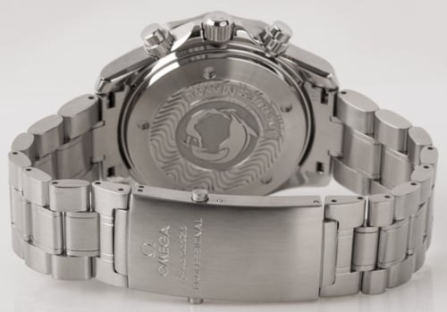 Rear / Band View of Seamaster Chrono Apnea Jacques Mayol