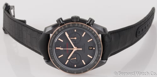 Front View of Speedmaster Dark Side of the Moon 'Sedna Black'