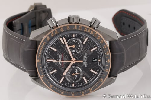 Front View of Speedmaster Grey Side of the Moon Meteorite