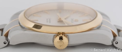 Crown Side Shot of Seamaster Aqua Terra 36mm Quartz