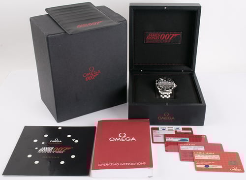 Box / Paper shot of Seamaster 007 Co-Axial Limited Edition