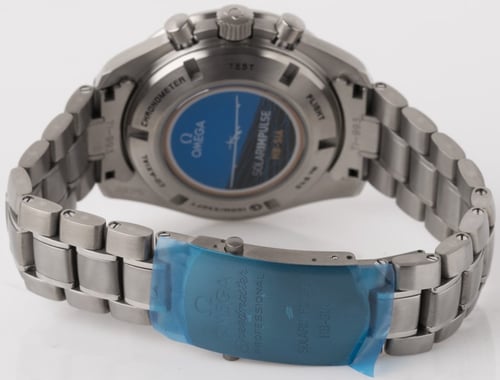 Rear / Band View of Speedmaster HB-SIA 'Solar Impulse' Co-Axial GMT Chronograph
