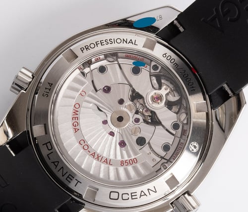 Caseback of Seamaster Planet Ocean