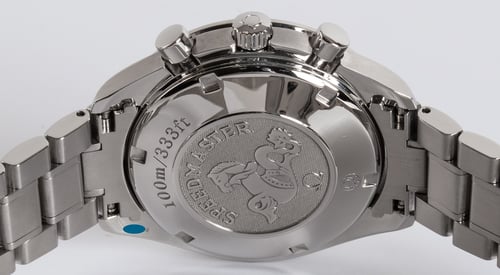 Caseback of Speedmaster Chronograph