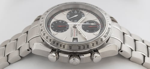 Crown Side Shot of Speedmaster Chronograph