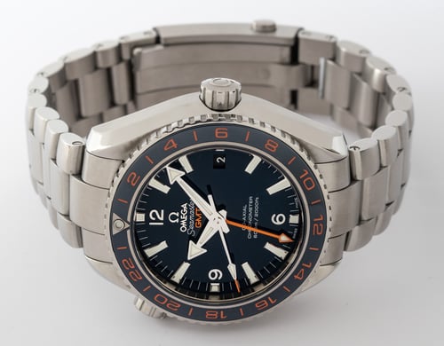 Front View of Seamaster Planet Ocean GMT 'Goodplanet'