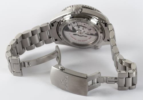 Open Clasp Shot of Seamaster Planet Ocean GMT 'Goodplanet'