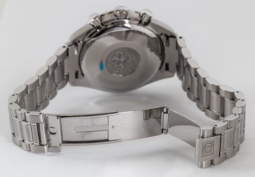 Open Clasp Shot of Speedmaster Date
