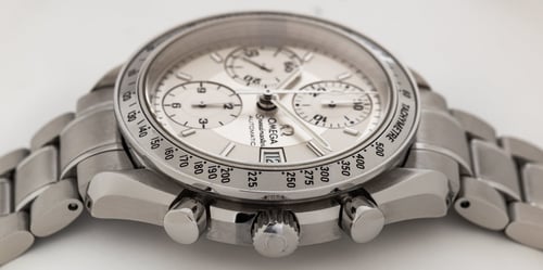 Crown Side Shot of Speedmaster Date