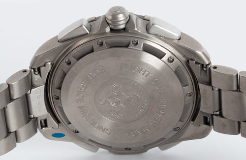 Caseback of Speedmaster X-33