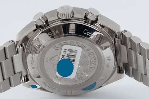 Caseback of Speedmaster Mark II Co-Axial
