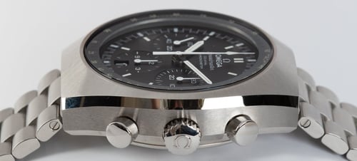 Crown Side Shot of Speedmaster Mark II Co-Axial