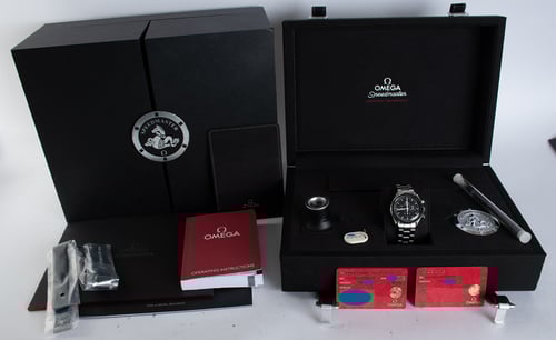 Box / Paper shot of Speedmaster Legendary Moonwatch