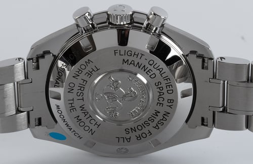 Caseback of Speedmaster Legendary Moonwatch