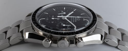 Crown Side Shot of Speedmaster Legendary Moonwatch