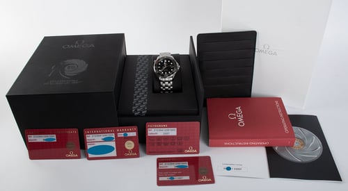 Box / Paper shot of Seamaster Professional James Bond 50th Anniversary Limited Edition