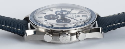 Crown Side Shot of Speedmaster 'Silver Snoopy Award'