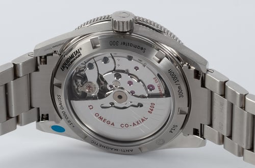 Caseback of Seamaster 300 Master Co-Axial