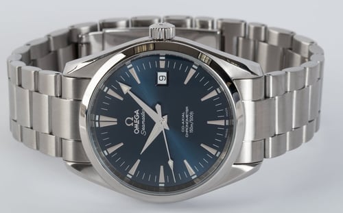 Front View of Seamaster Aqua Terra Co-Axial