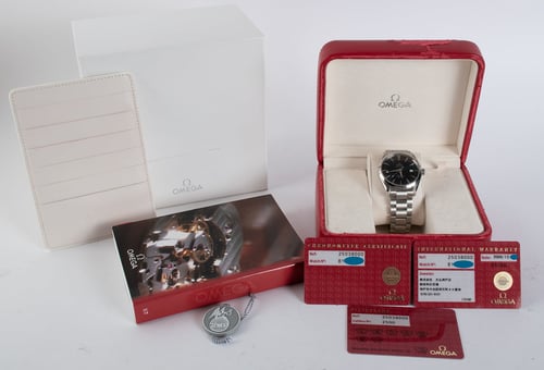 Box / Paper shot of Seamaster Aqua Terra Co-Axial