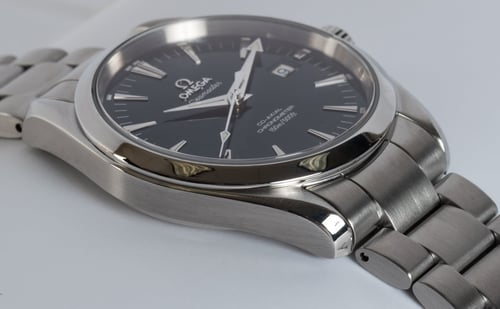 9' Side Shot of Seamaster Aqua Terra Co-Axial