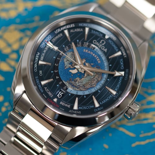 Extra Shot of Aqua Terra Worldtimer 43MM