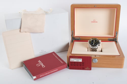 Box / Paper shot of Seamaster Diver Regatta 300M Chronograph
