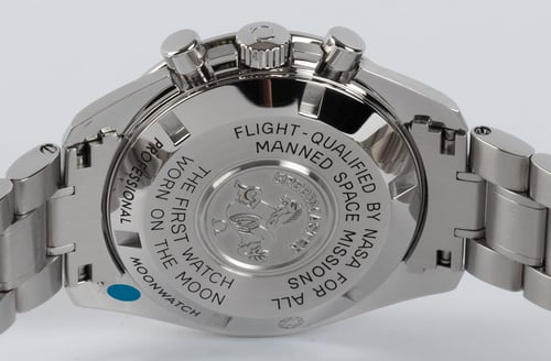 Caseback of Speedmaster Legendary Moonwatch