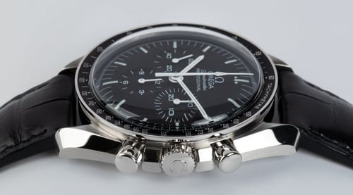 Crown Side Shot of Speedmaster Legendary Moonwatch