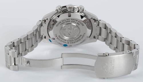 Open Clasp Shot of Speedmaster '50th Anniversary' Limited Edition