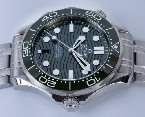 Crown Side Shot of Seamaster Diver 300M