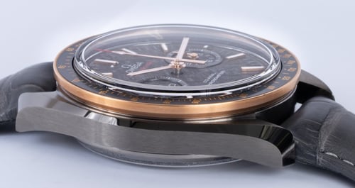 9' Side Shot of Speedmaster Grey Side of the Moon Meteorite