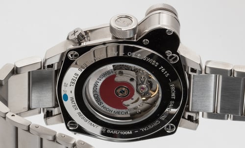 Caseback of BC4 Flight Timer