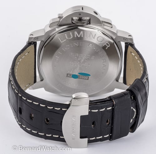 Rear / Band View of Luminor Daylight Chronograph
