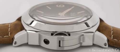 Crown Side Shot of Luminor Boutique Edition