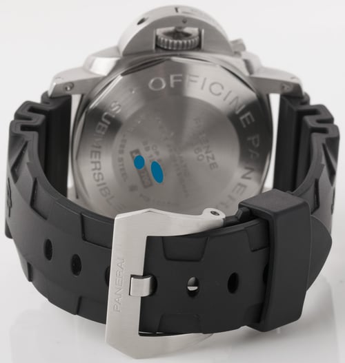 Rear / Band View of Luminor 1950 1000m Submersible -Tritium