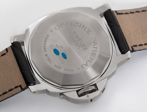 Caseback of Luminor Power Reserve