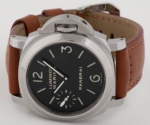 Front View of Luminor Marina 'Sandwich Dial'