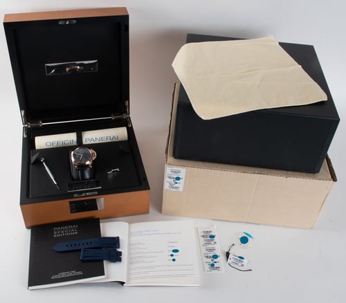 Box / Paper shot of Luminor 1950 GMT 8 Days 'Pijnenburg' Limited Edition